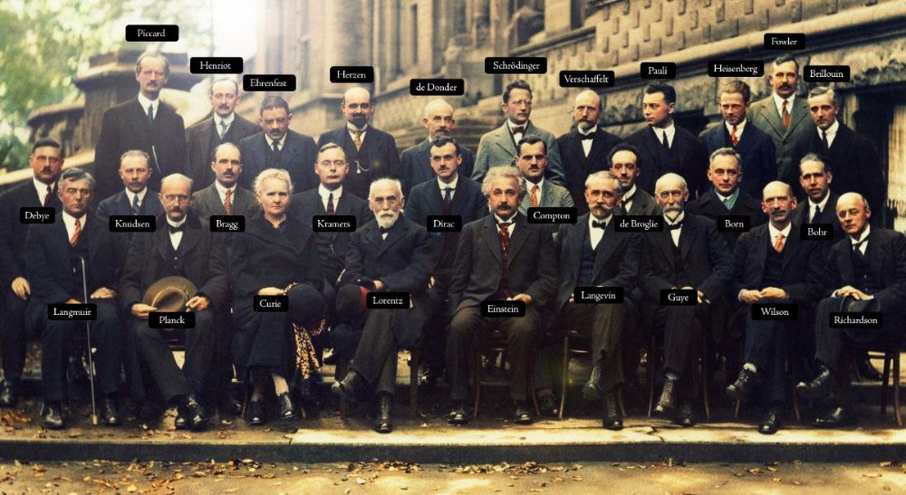 La réunion de Solvay… THE place to be in 1927